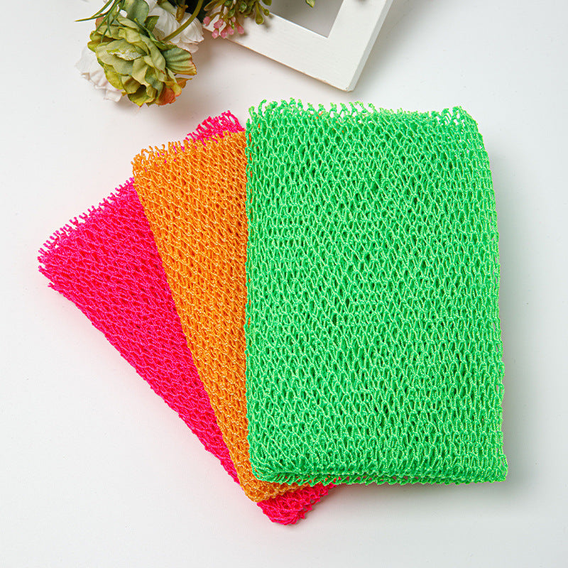 Nylon Bath Towel High Elasticity Sauna Exfoliating Decontamination Does Not Hurt Skin Foaming Net