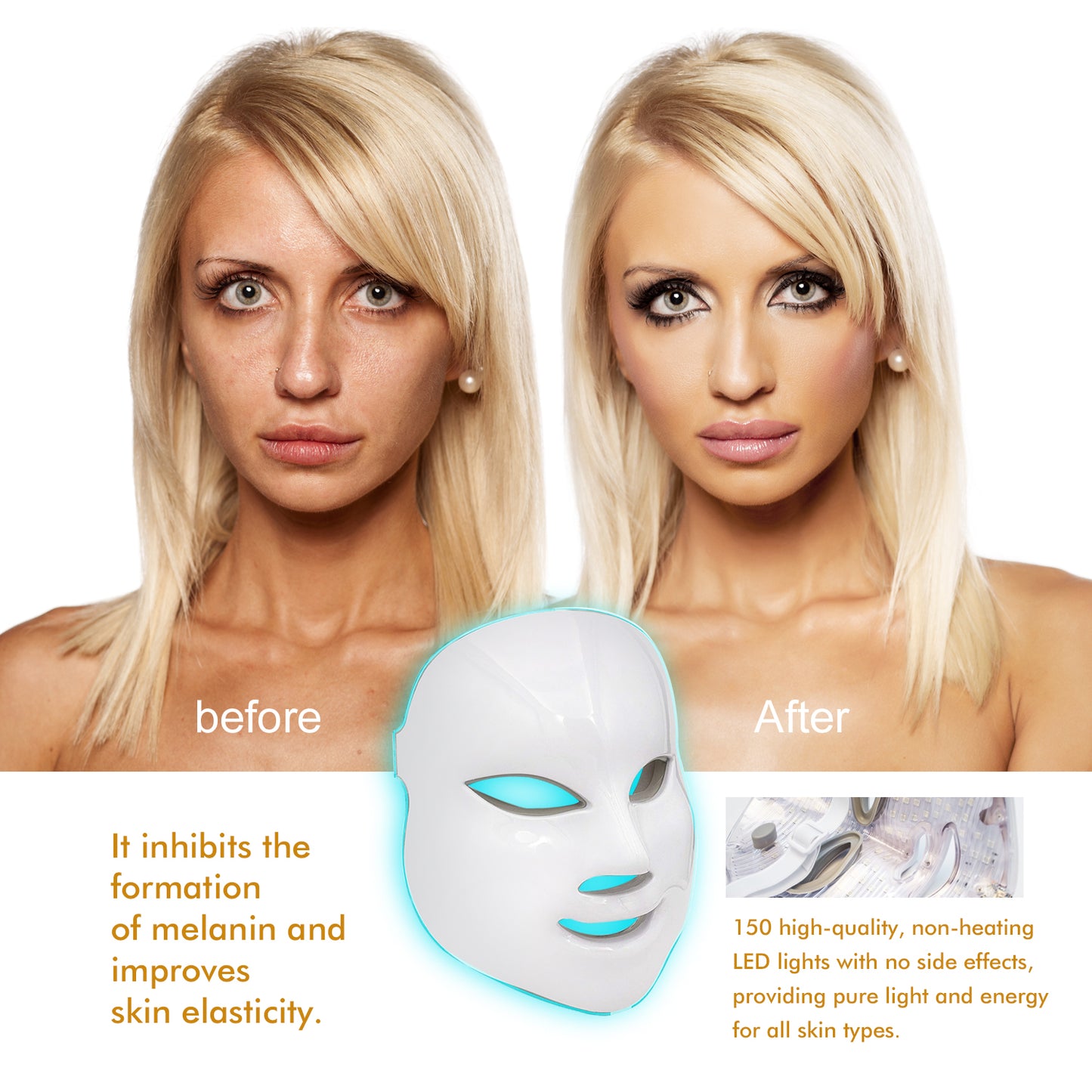 7 Colors LED Light Photon Beauty Mask