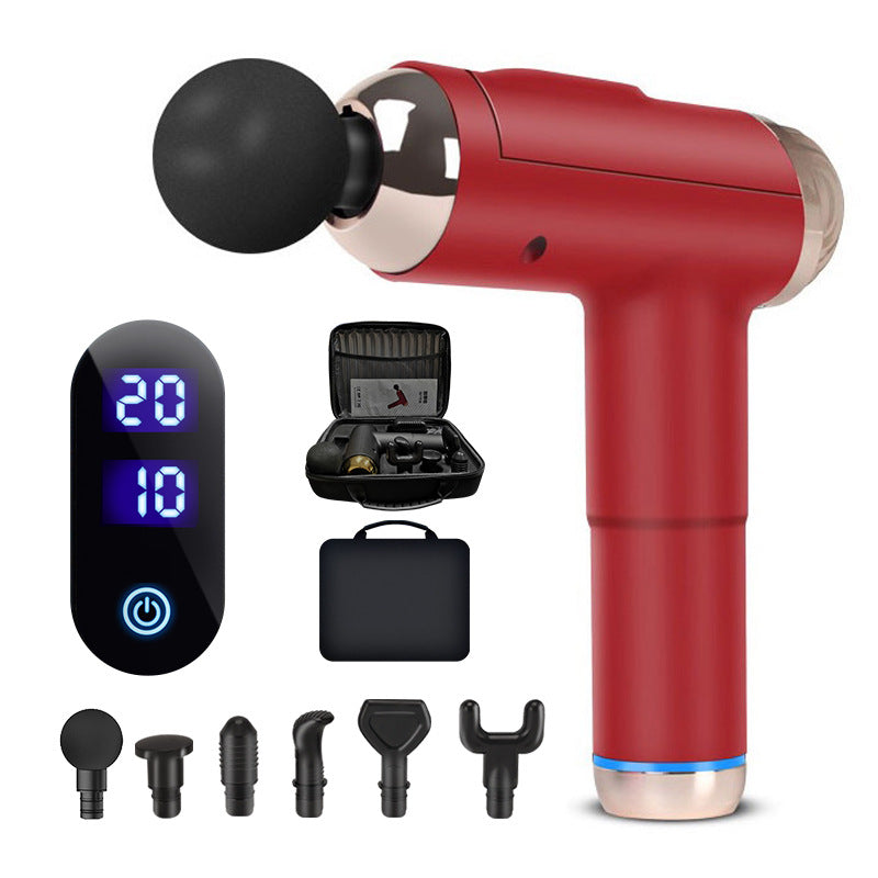 Electric Fascial LCD Deep Body Sport Therapy Muscle Pain Relief Neck Shaping Slimming Relaxation Massager 4.6