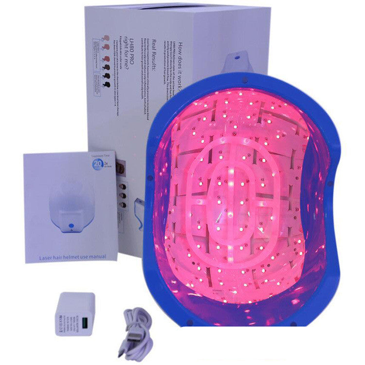 Led Red Light Hair Growth Helmet