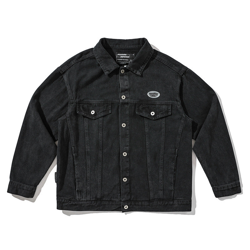 Men's Hooded Casual Retro Denim Jacket