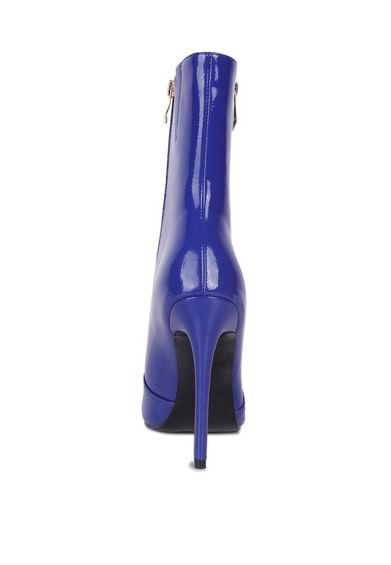 Women's Mania Patent Pu High Heeled Ankle Boot