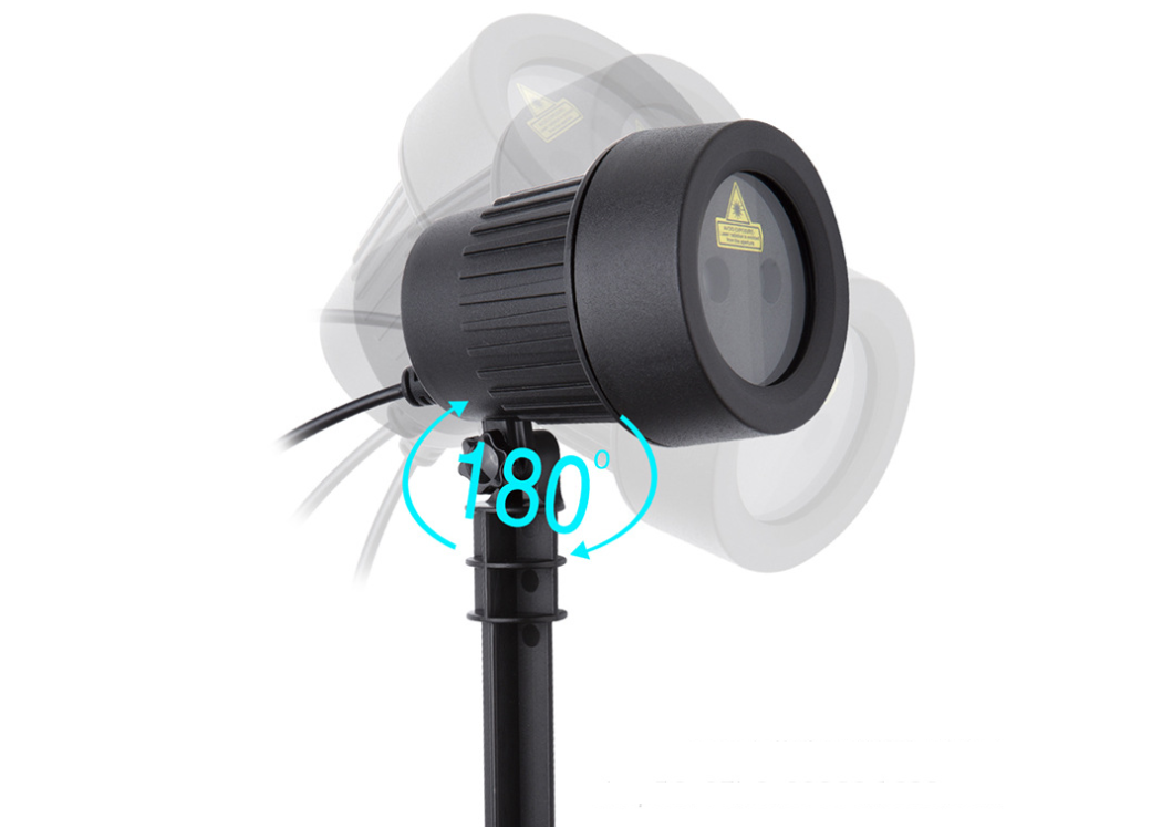 2 Piece LED Outdoor Indoor Ground Laser Christmas Light's Display