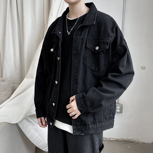 Men's Vintage Wash Blue Denim Jacket