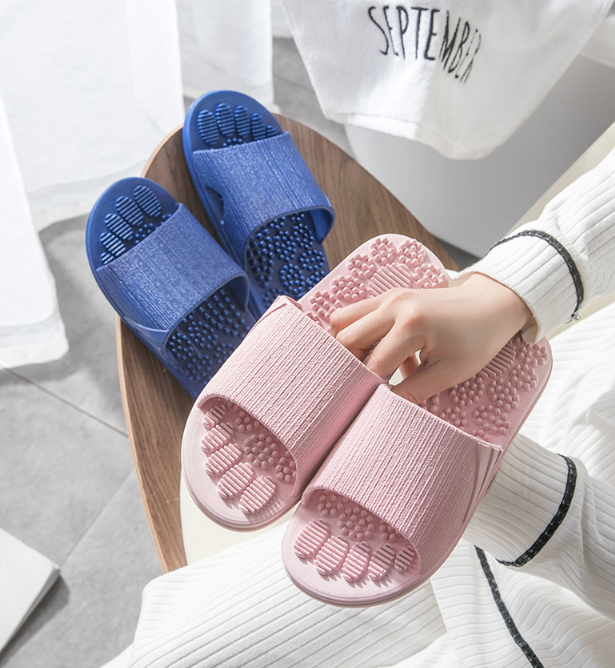 Ergonomic Therapeutic Acupuncture Reflexology Foot Massage Slippers
