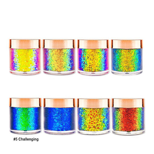 Chameleon 8 Colors Gold Leaf Sequins Gel Eye Shadow