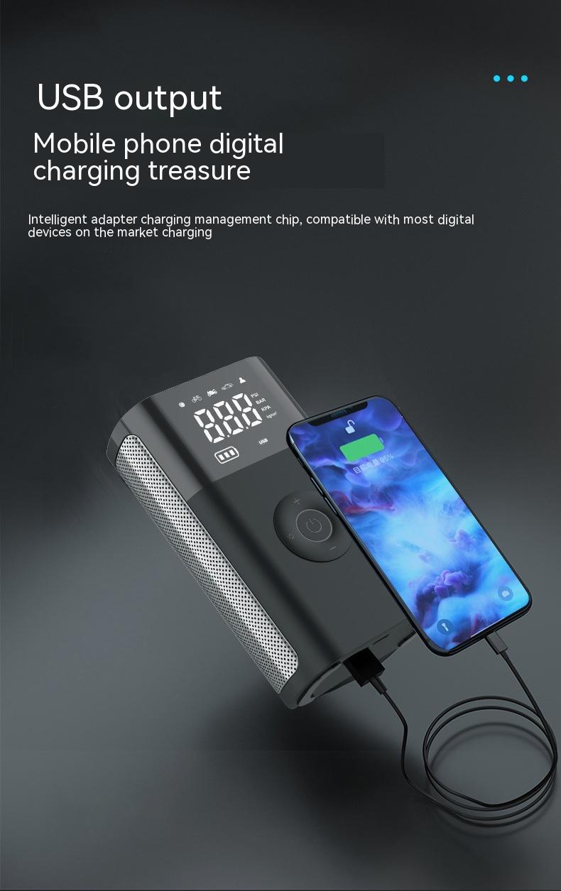 Car Wireless Digital Display Air Pump Multi-function Intelligent Handheld Tire Pump