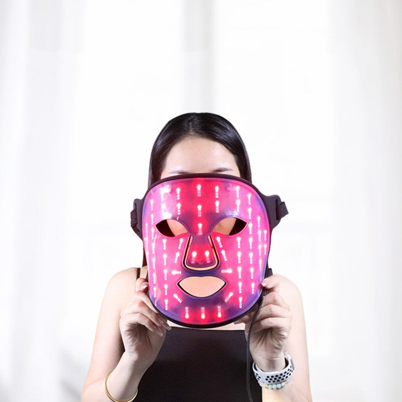 COMPARE TO OMNILUX Led Silicone Mask Instrument Photon Rejuvenation Large Row Lamp 7 Color Red Blue Spectrometer