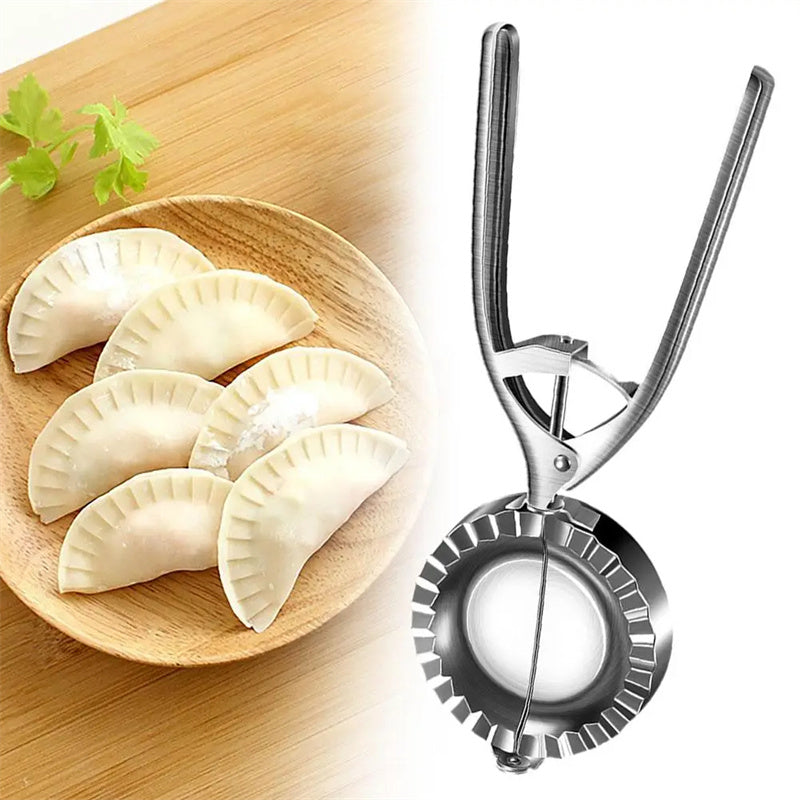 Chef's Kitchen Arsenal Dumpling Ravioli Pastry Maker Press Mold & Seal Long Handle Stainless Steel