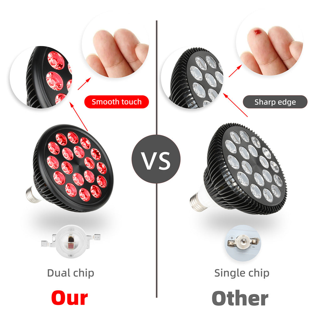 Led Infrared Beauty Physiotherapy Lamp Dual Chip