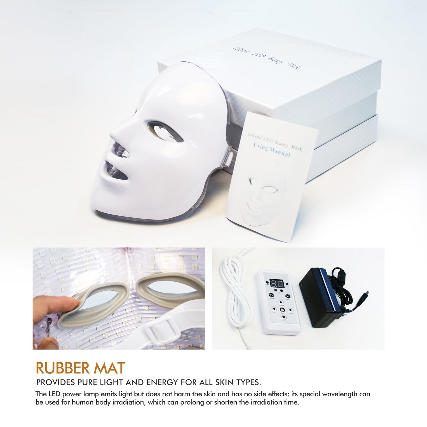 7 Colors LED Light Photon Beauty Mask