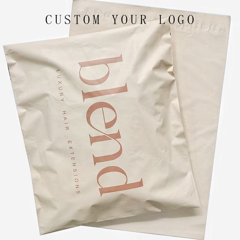 Biodegradable Beige Matte Poly Mail Bag Poly Mail Bag Transport Bag