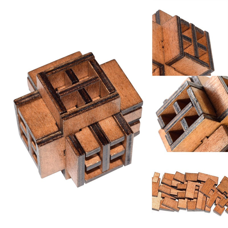 Adult Stress Relieving Wooden Intellectual Puzzle
