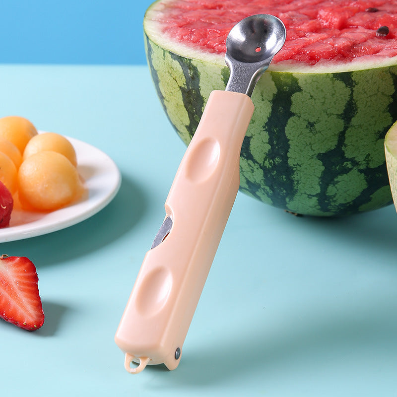 3-in-1 multifunctional hidden Watermelon fruit knife slicer, fruit ball digger