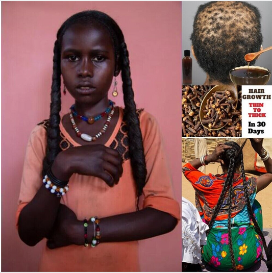 African Natural Herbal Hair Growth Chebe Powder Shampoo