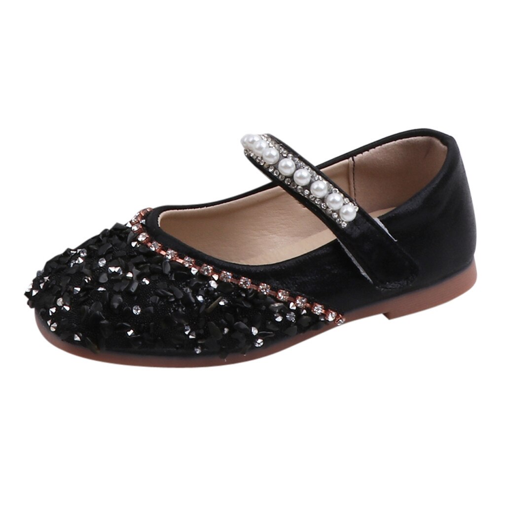Girl's Princess Shoes, White, Gold, Pink, Black Infant to Kids