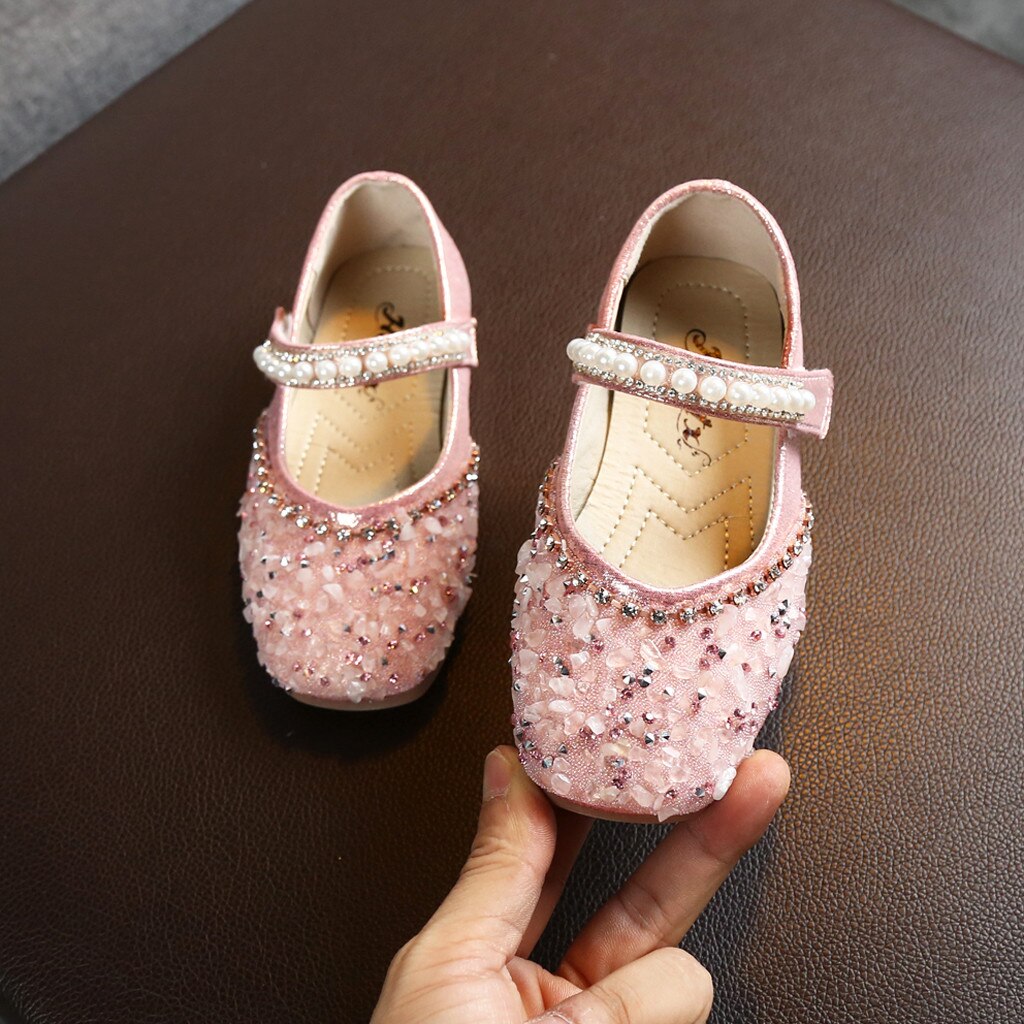 Girl's Princess Shoes, White, Gold, Pink, Black Infant to Kids