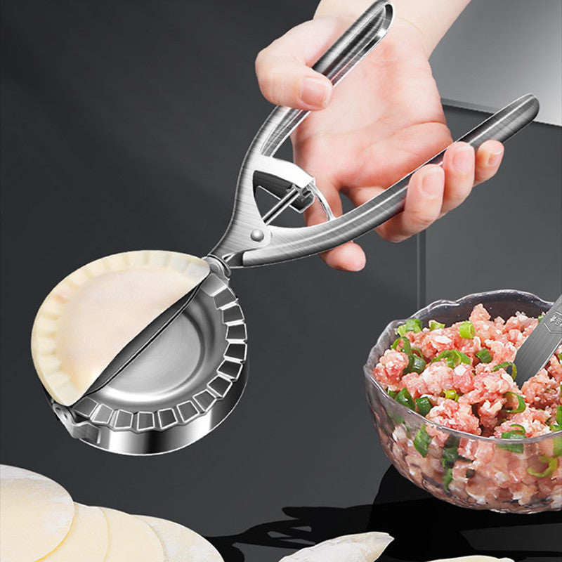 Chef's Kitchen Arsenal Dumpling Ravioli Pastry Maker Press Mold & Seal Long Handle Stainless Steel