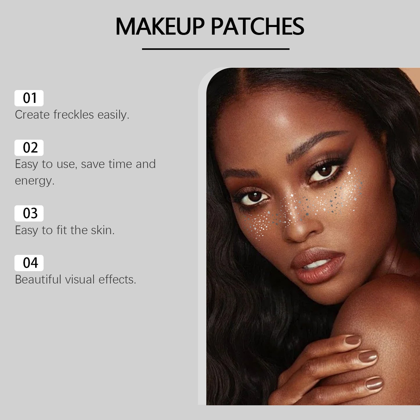 EELHOPE Spots Makeup Stickers Glitter Spots