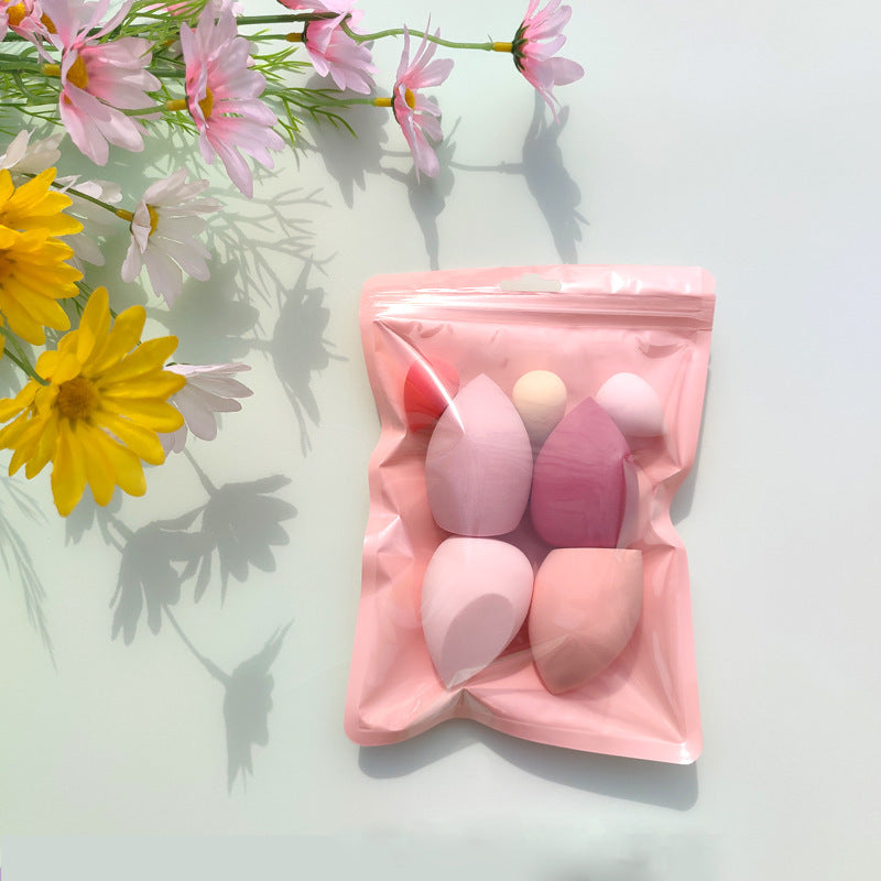 Macaron Bag Dopamine Cosmetic Egg Flocking Powder Puff