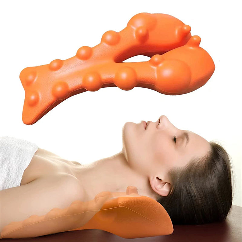 Trigger Point Massager Tool Neck Stretcher Cervical Neck Traction Device Shoulder Stretcher, Trigger Muscle Neck Pain Relief