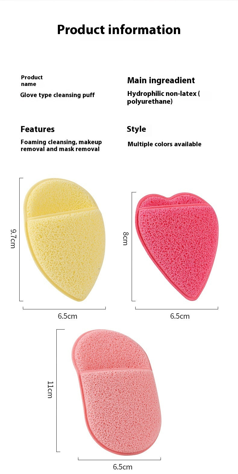 Glove Style Gentle And Skin Friendly Makeup Remover