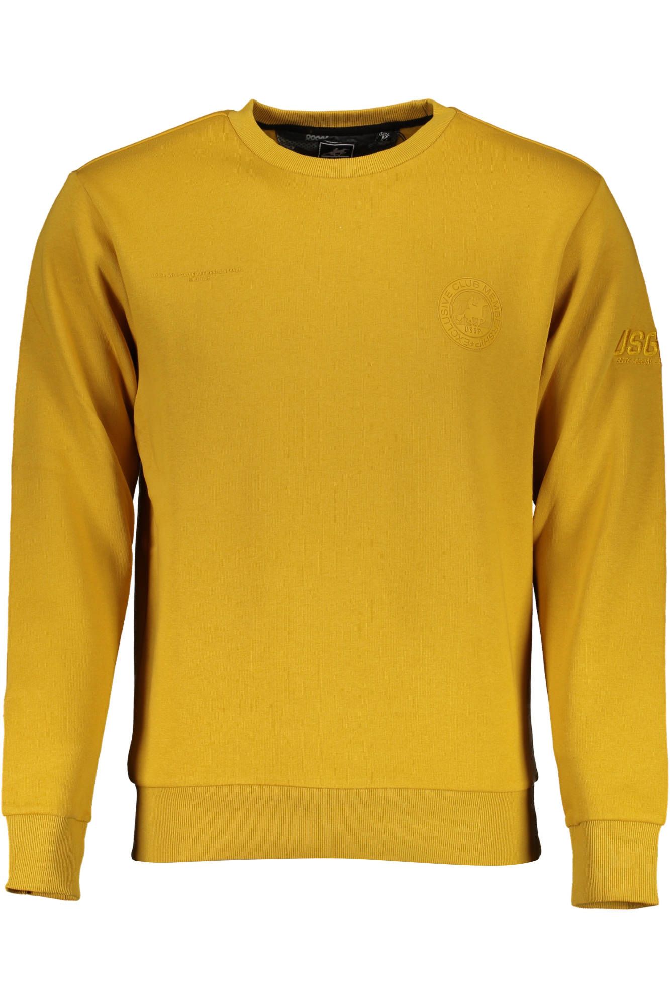 U.S. Grand Polo Yellow Cotton Sweater