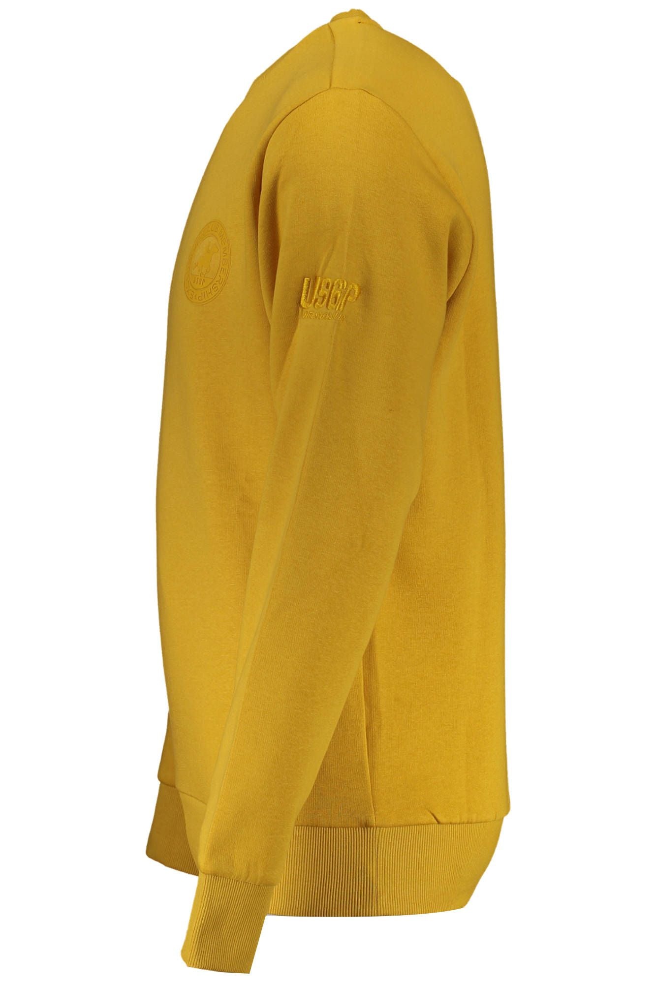 U.S. Grand Polo Yellow Cotton Sweater