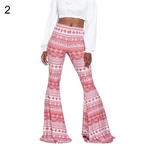 Women's Vintage 1970s Style Bell Bottom Knit Pants
