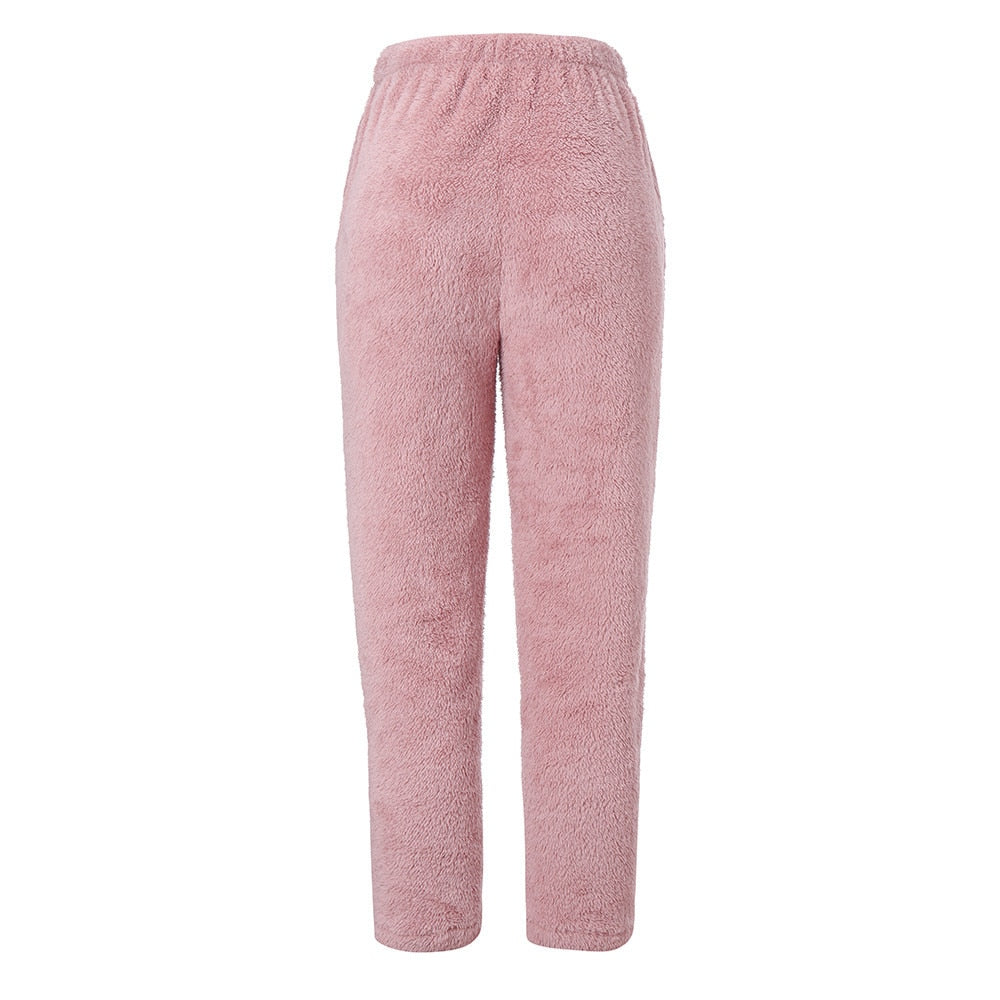 Women's Fitness Sport Winter Fleece Leggings Pants
