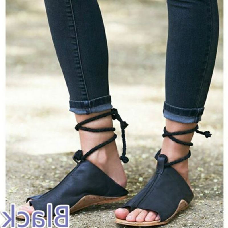 Women's Flat Summer Ring Toe Fit Sandals