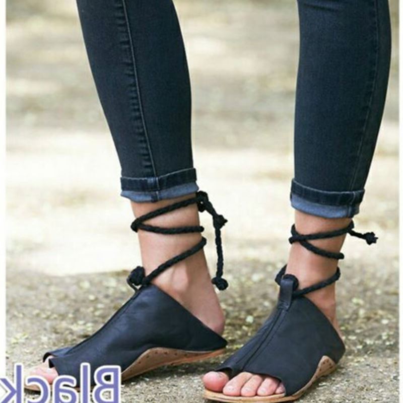 Women's Flat Summer Ring Toe Fit Sandals