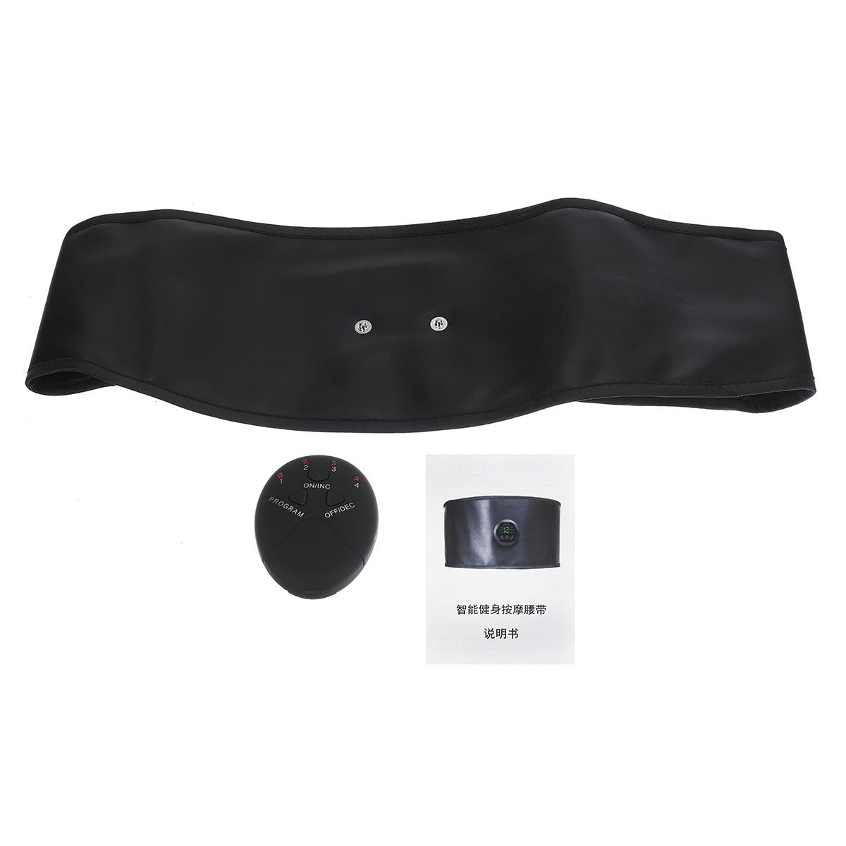 Smart EMS Muscle Trainer Waistband Abdominal Massage Sticker 6 Modes 9 Levels Fitness Exercise Belt