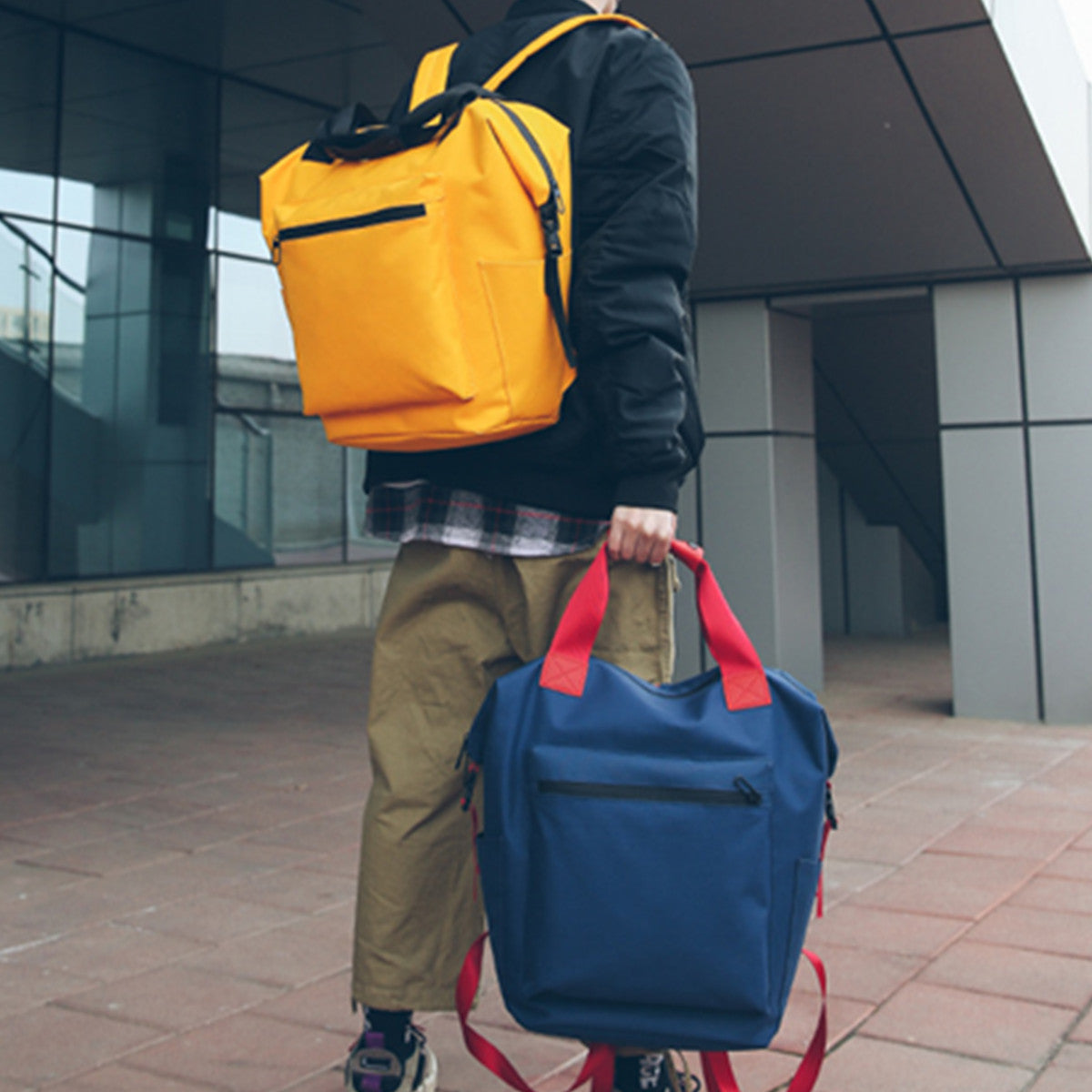26L Unisex Backpack Rucksack Waterproof Oxford Satchel Shoulder School Bag Handbag Outdoor Travel