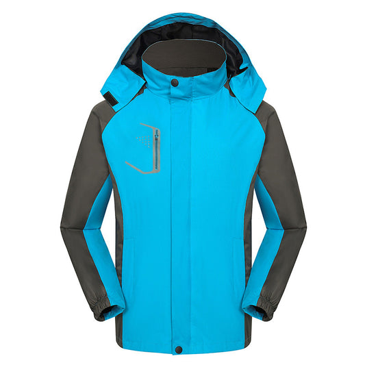 Outdoor Single Layer Waterproof Raincoat Windproof Breathable Jacket
