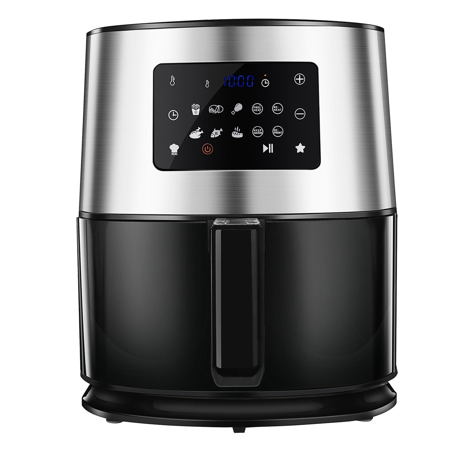 6.3QT 1700W Stainless Steel Air Fryer Oven For Roasting Multi-function Screen