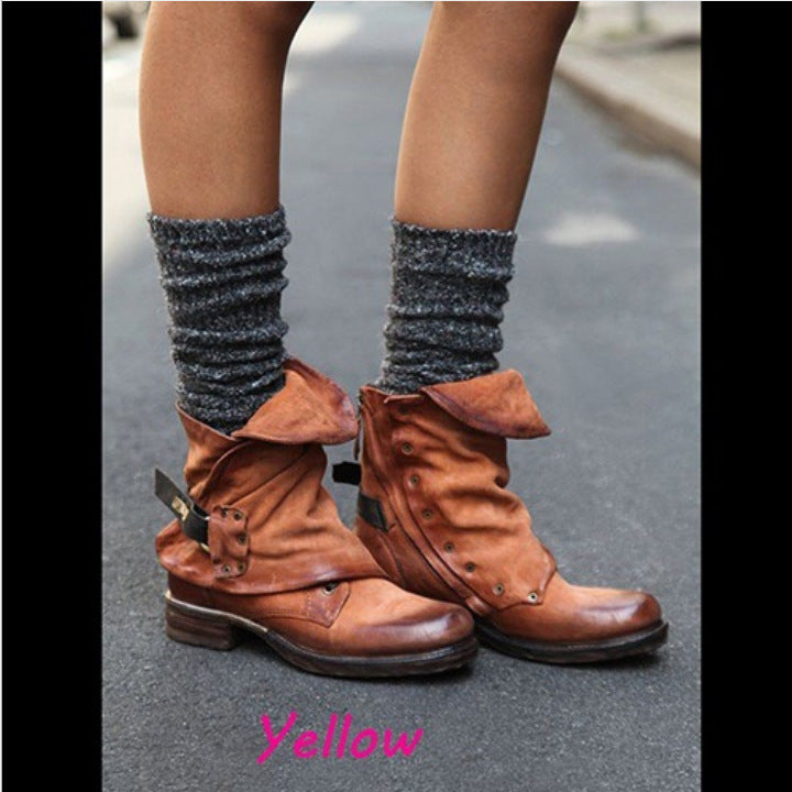 Women's Vintage Style Knight Boots