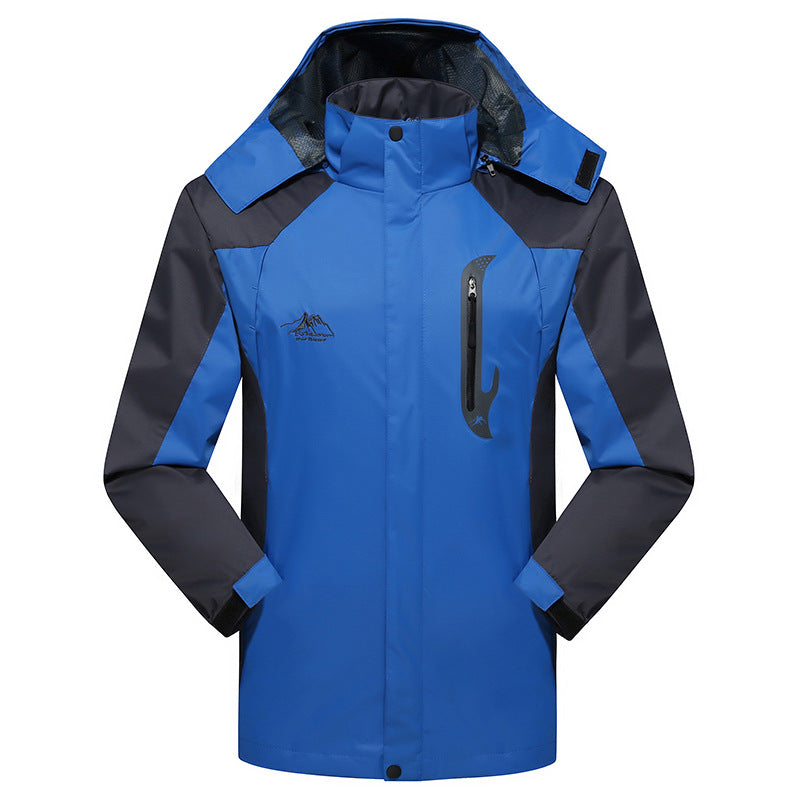 Womens Men's Outdoor Waterproof Rain Jacket Windbreaker Jacket