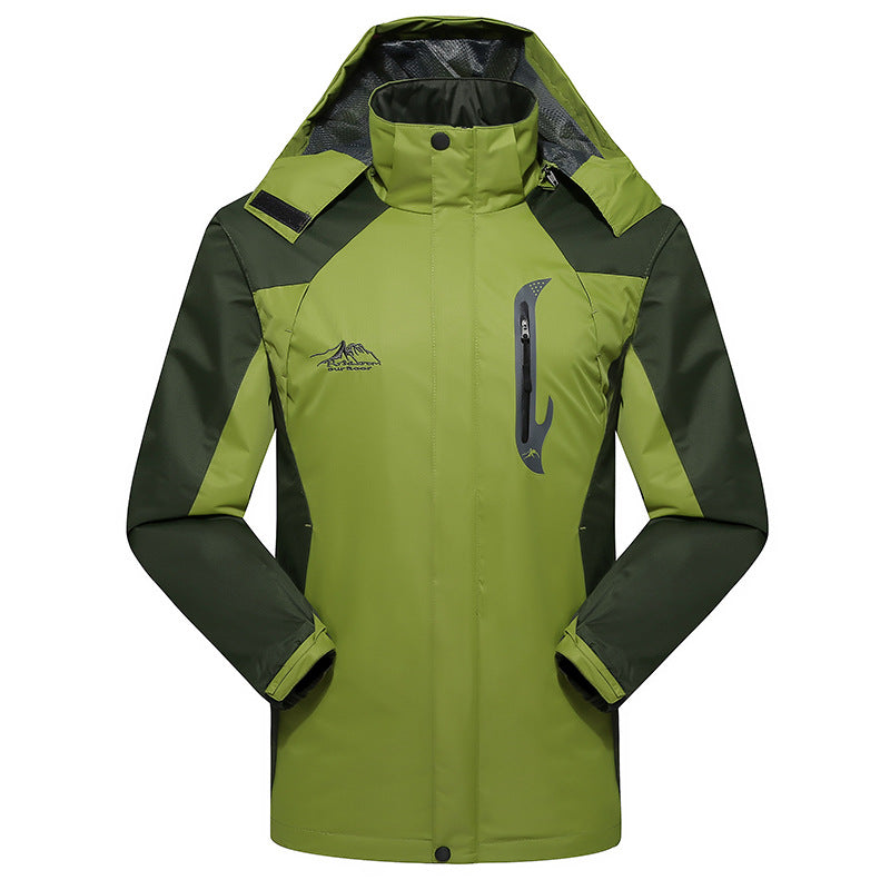 Womens Men's Outdoor Waterproof Rain Jacket Windbreaker Jacket