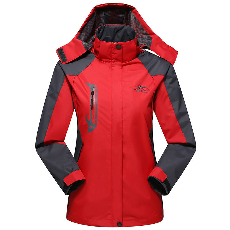 Womens Men's Outdoor Waterproof Rain Jacket Windbreaker Jacket