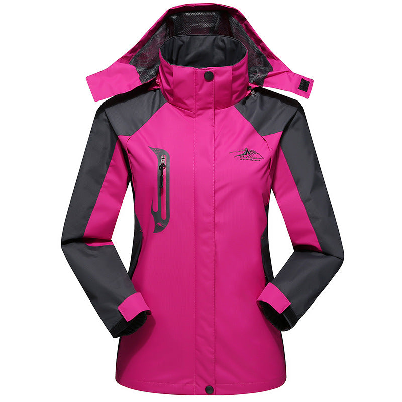 Womens Men's Outdoor Waterproof Rain Jacket Windbreaker Jacket