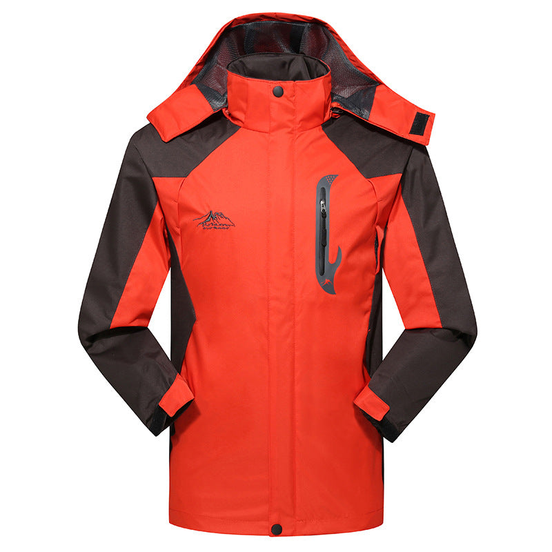 Womens Men's Outdoor Waterproof Rain Jacket Windbreaker Jacket