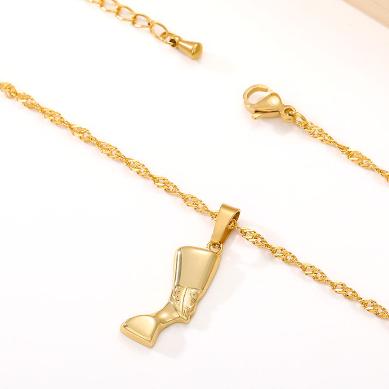 Women's Vintage Electroplated Stainless Steel Necklace