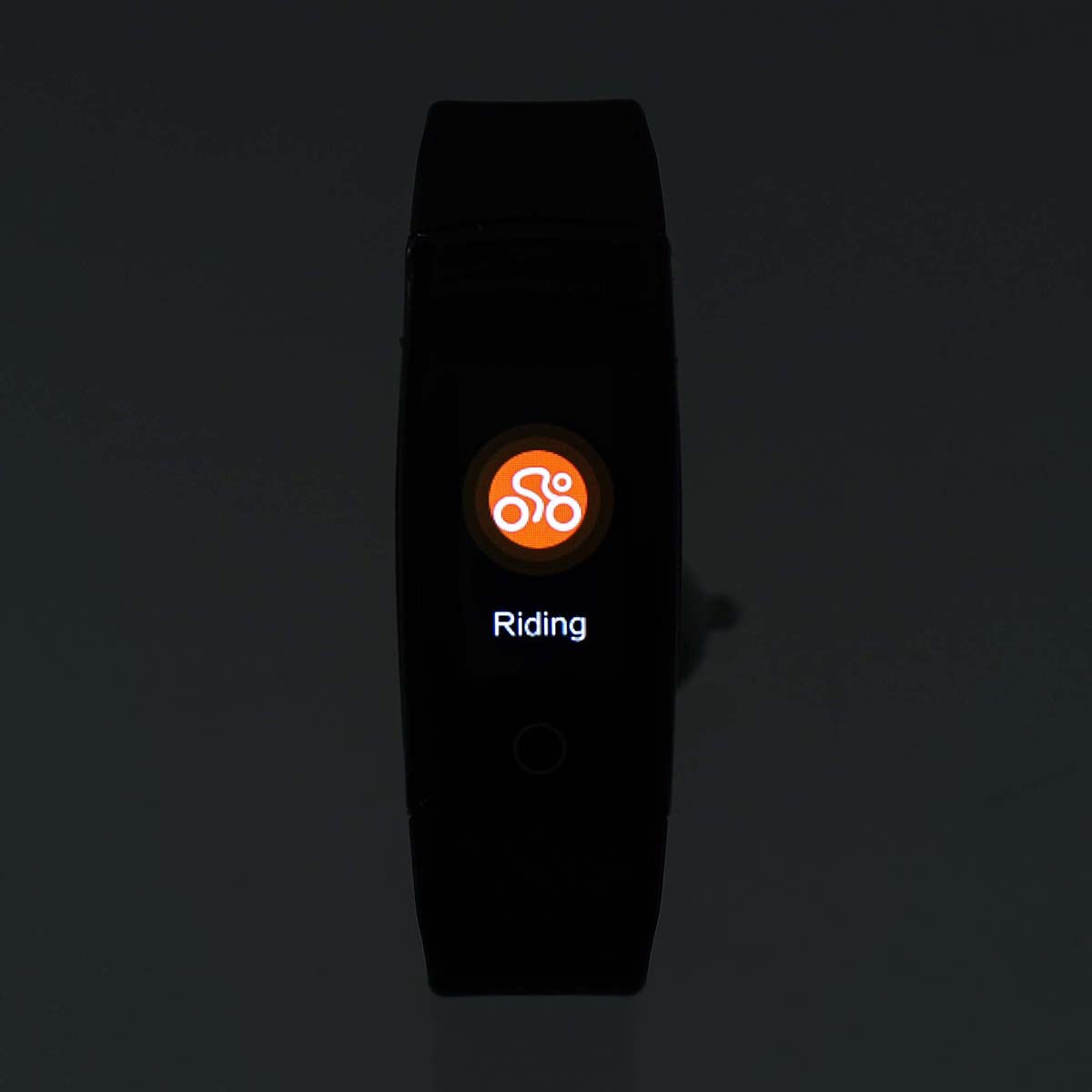 Men's Black IP67 Waterpoof Heart Rate Sleep Monitor Brightness Control USB Charging Smart Watch