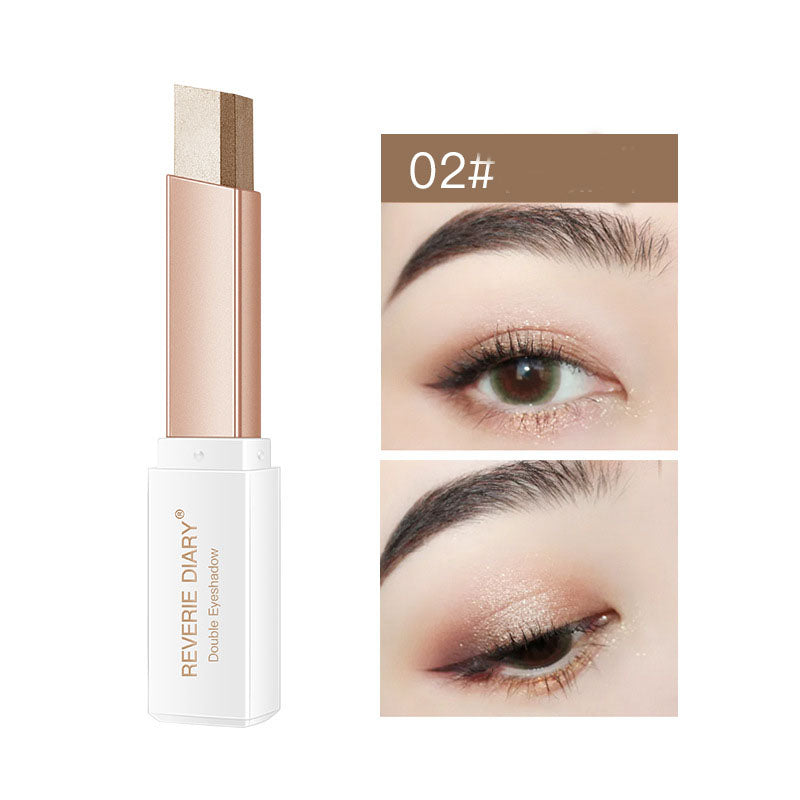 Eyeshadow Waterproof Duo Stick Gradient Shimmering Eye Shadow Stick