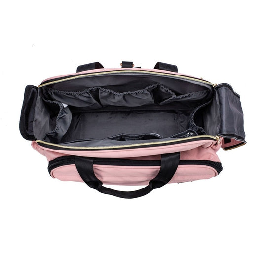 Portable Diaper Bag Portable Multifunction Backpack Folding Baby Bed Bag with Mattress Crib Outdoor Travel