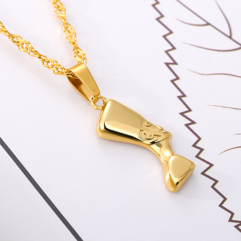 Women's Vintage Electroplated Stainless Steel Necklace
