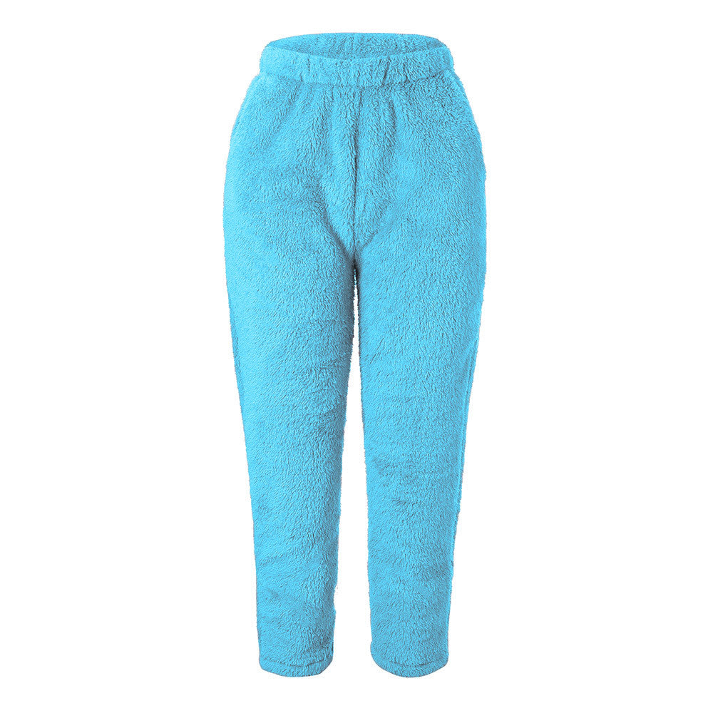 Women's Fitness Sport Winter Fleece Leggings Pants