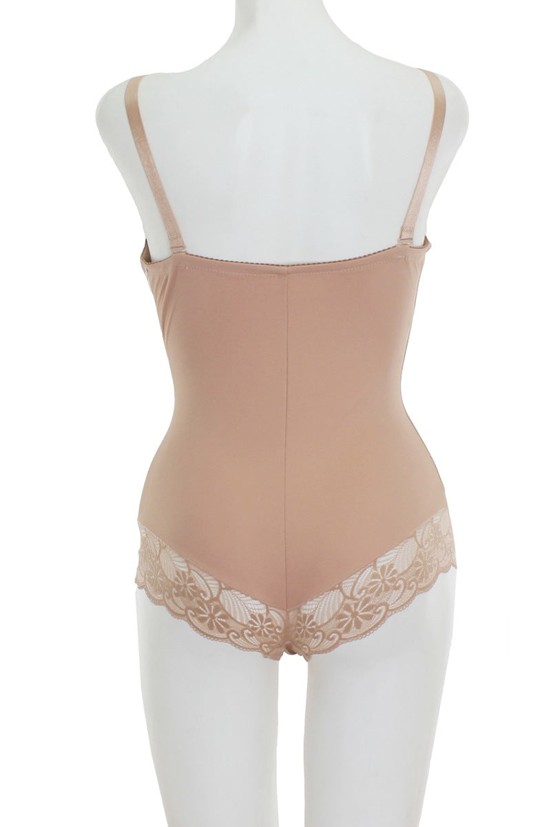 Women's Lace And Mesh Bodysuit Shapewear