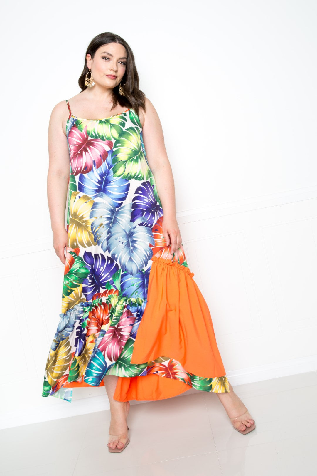 Women's Splice Tropical Dress